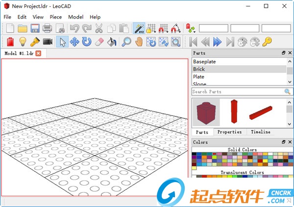 LeoCAD v17.07 免费版图1