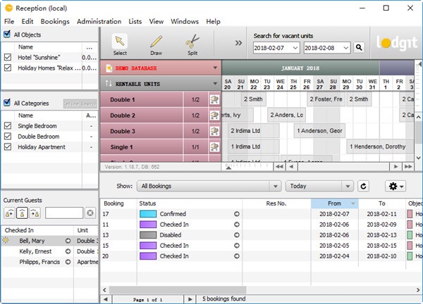 Lodgit Desk酒店预订管理软件 v1.18.7 官方版图1