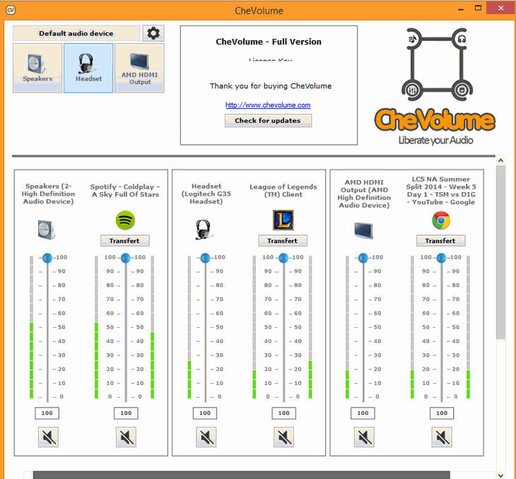 CheVolume(音频控制器) v0.5.0.0 汉化破解版图1