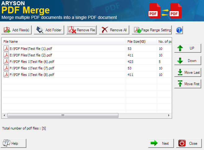 Aryson PDF Merge下载 v17.0 免费版图2