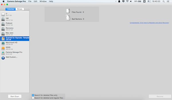 Camera Salvage Pro Mac版 v9.1 免费版图2
