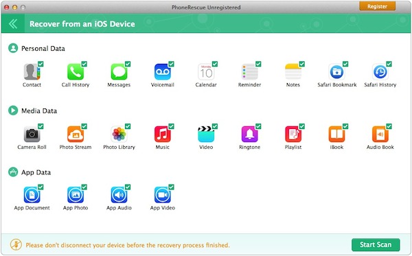 Phone Rescue For Iphone v3.7.0.0 中文版图2