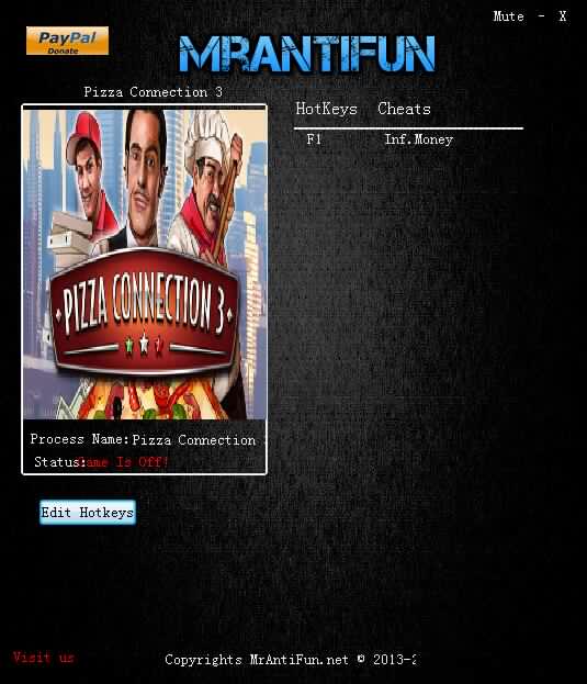 披萨大亨3无限金钱修改器 绿色版图1