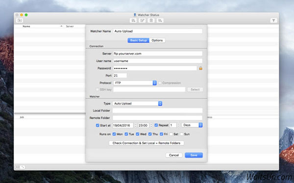 Yummy FTP Watcher v3.0.9 mac版图3