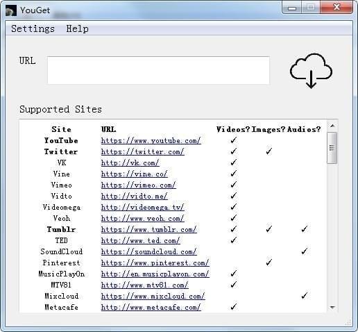 YouGet v0.0.5 绿色版图1