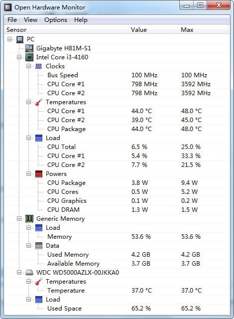 ideafan联想风扇控制软件 v1.0 免费版图1