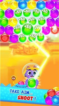 太空猫泡泡龙手游 v1.0 安卓版图1