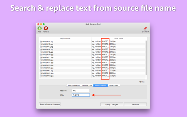 Bulk Rename Tool Mac版 V1.0 免费版图3