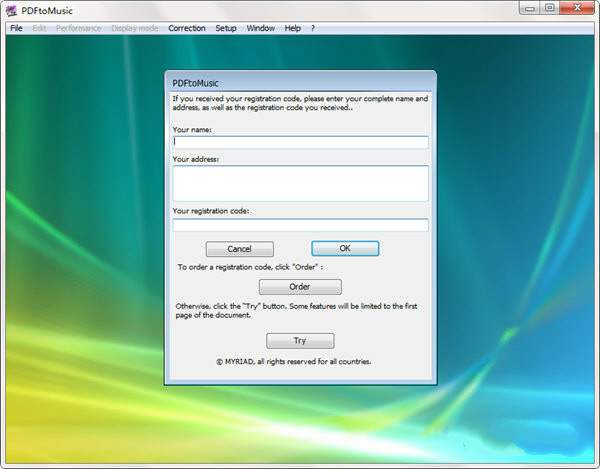 PDFtoMusic(乐谱转换工具) V1.6.5 官方版图1