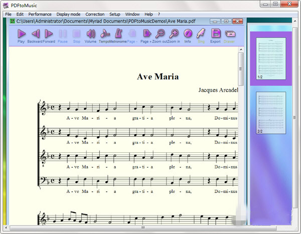 PDFtoMusic(乐谱转换工具) V1.6.5 官方版图3