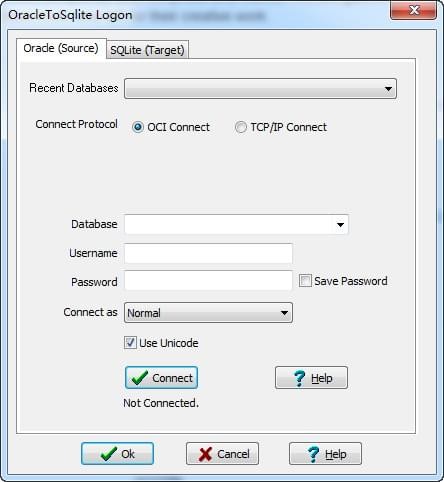OracleToSqlite(Oracle导入到Sqlite工具) v2.3 官方版图1