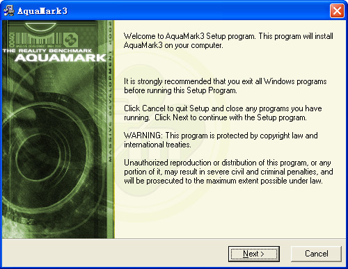 AquaMark3 v3.00 官方版图1