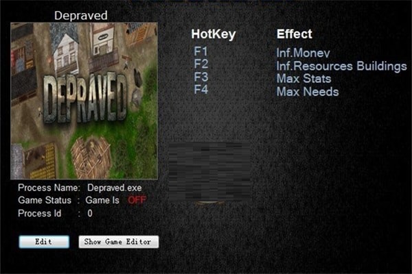 Depraved四项修改器