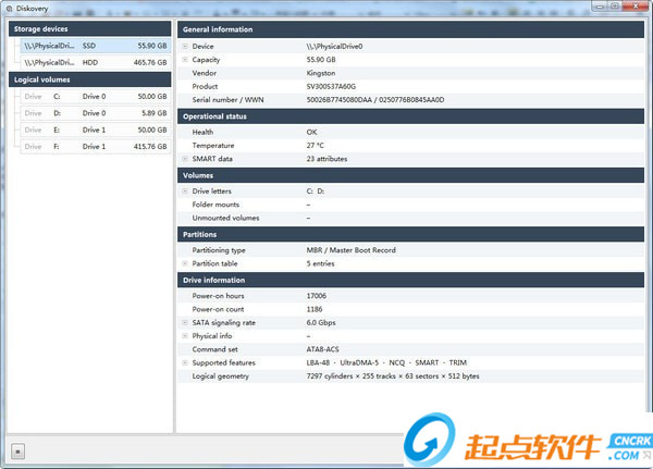 Diskovery(硬盘检测工具) v0.9.8.1 免费版图3