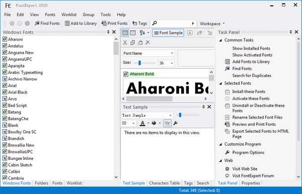 FontExpert Pro 2018(字体管理软件) v15.0.2 官方版图1