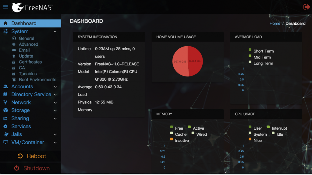 freenas 11中文版下载 绿色免费版图2