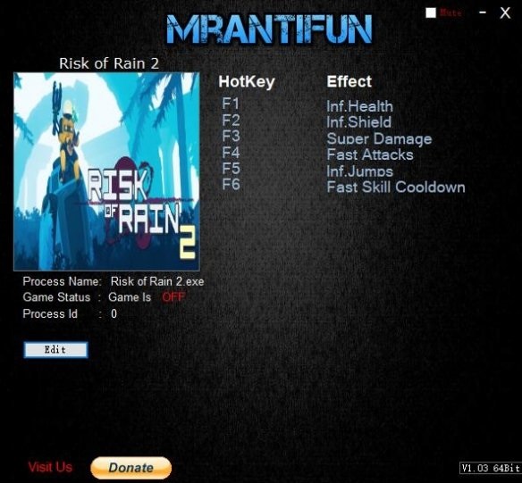 雨中冒险2六项修改器下载 