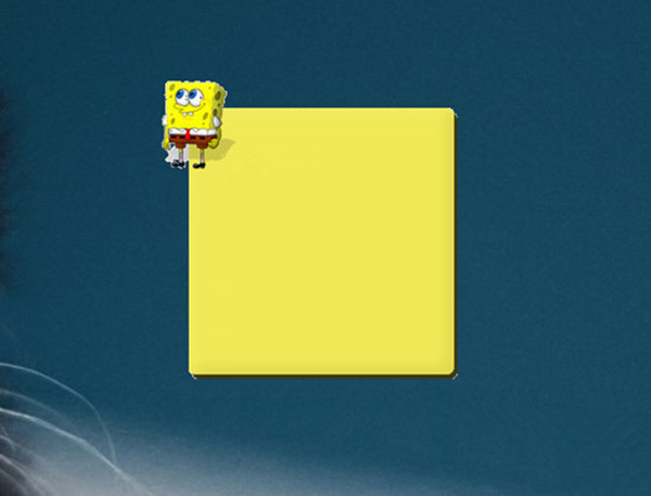 海绵宝宝便签绿色版下载