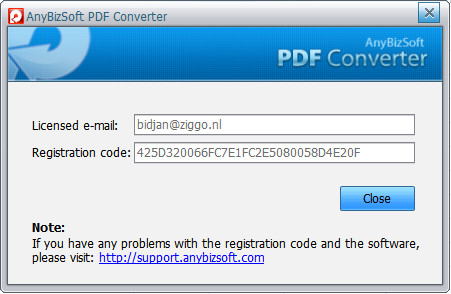 anybizsoft pdf converter下载(pdf转换器) v2.5 汉化破解版图1