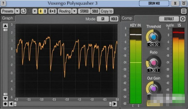 Voxengo Polysquasher3(压缩器插件) v3.1 免费版图1
