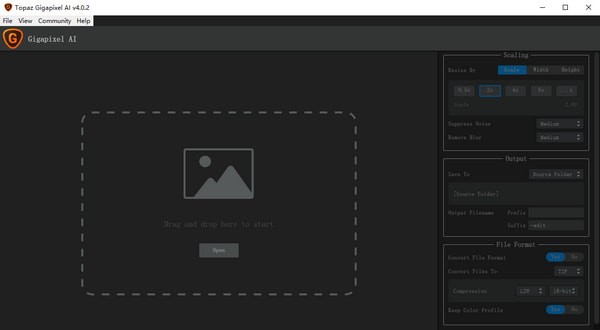 Topaz Gigapixel AI(图片无损放大软件) v4.0.2 免费版图1