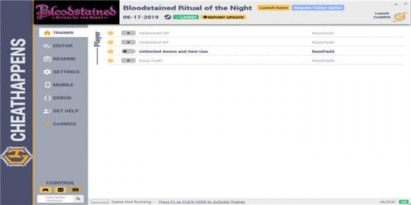 血污夜之仪式十四项修改器