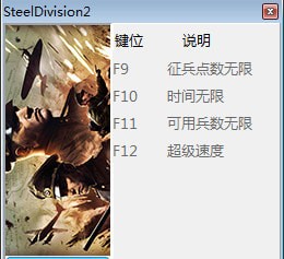 钢铁之师2四项修改器 免费版图1