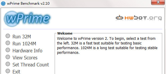 wPrime Benchmark(CPU测试工具) V2.10 官方版图3