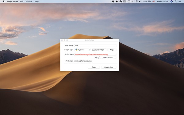 ScriptToApp Mac版 V1.0 官方版图3