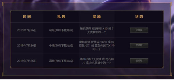 LOL英雄联盟下载礼包领取工具 v1.0 2019最新版图1