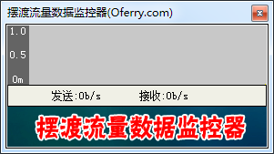 摆渡流量数据监控器免安装版 v1.0 官方版图1