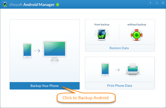 Jihosoft Android Manager(Android管理经理) v3.0.1 最新官方版图2