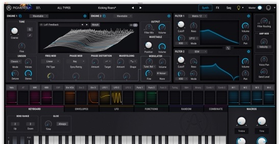 Arturia Pigments(虚拟模拟软件合成器) v1.2.1.617 官方版图2