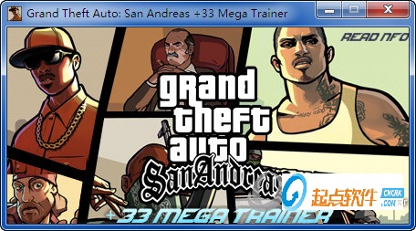 侠盗猎车圣安地列斯三十三项修改器 绿色版图1