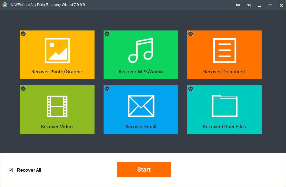 IUWEshare Any Data Recovery Wizard下载