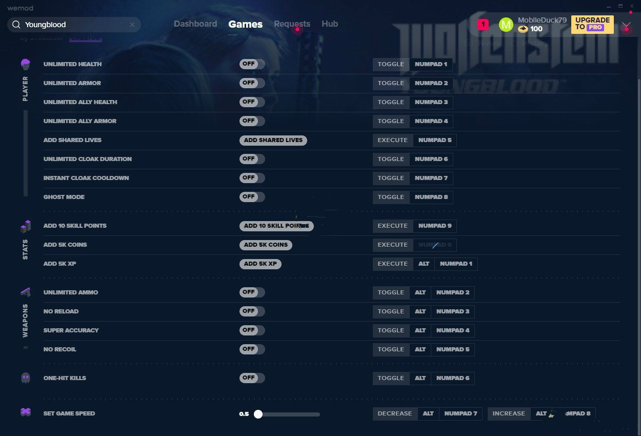 德军总部新血脉修 v1.0 十七项修改器图1