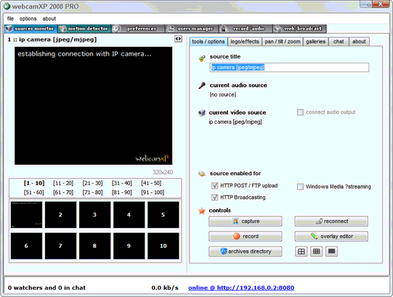 webcamXP 5.7.0.0 Build 37520 免费版图1