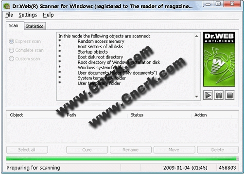 Dr.Web V5.0.2.2090 英文绿色便携版图1