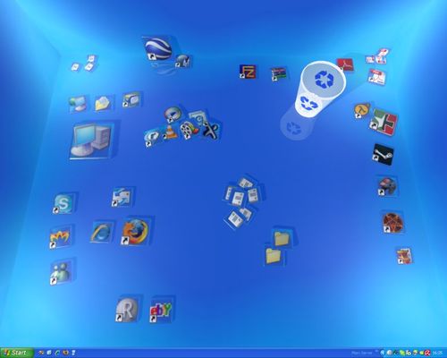 3d桌面软件 Real Desktop Light v2.0.6 多国语言绿色免费版图1