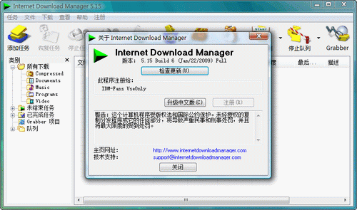 Internet Download Manager V5.18 Beta 中文化精简修正版图1