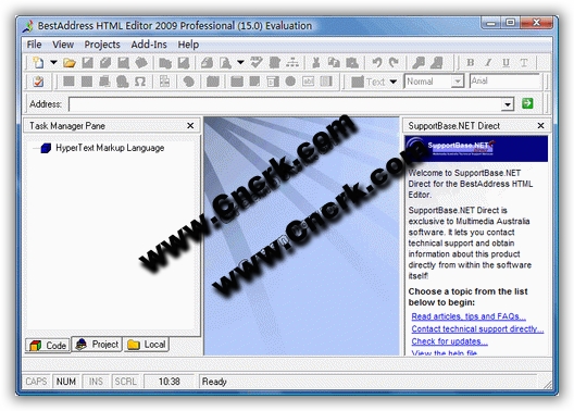 BestAddress HTML Editor 2009 Pro V15.0.2 英文绿色特别版图1