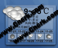 桌面天气秀