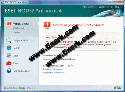 ESET NOD32 Antivirus V4.2.67.10 BE(32Bit) 英文官方安装版图1
