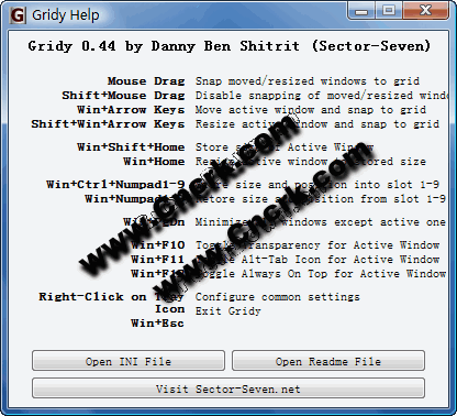 Portable Gridy V0.45 英文绿色免费版图1