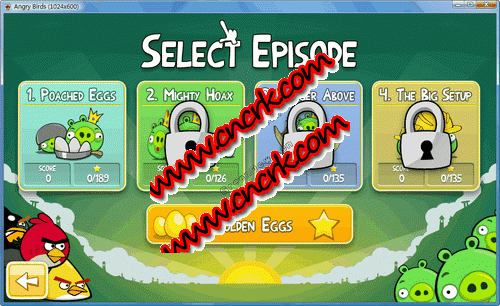 愤怒的小鸟元宵特别版 英文绿色免费版图1