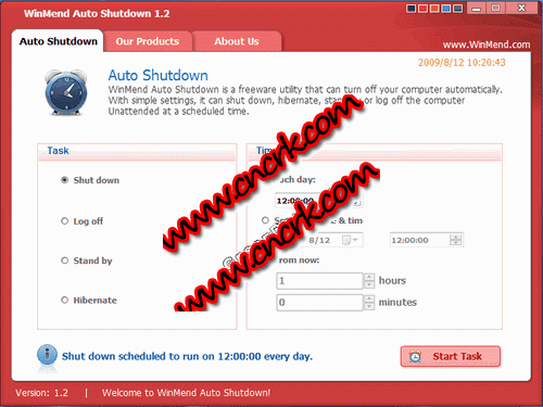 WinMend Auto Shutdown(自动关机软件) V1.3.3 绿色版图1