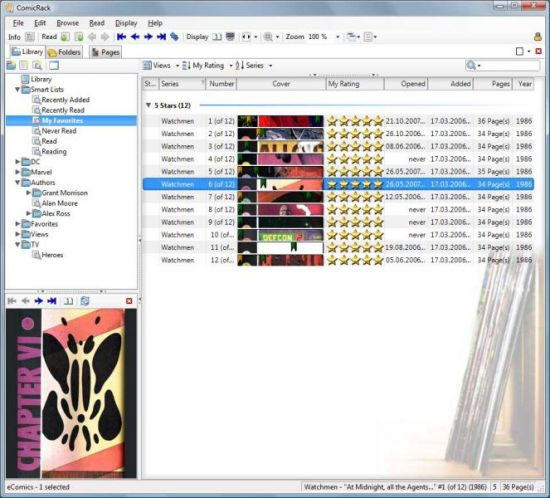 ComicRack(漫画浏览及管理软件) 0.9.172 安装版图1
