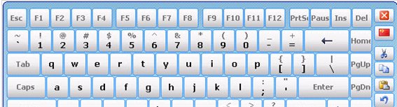 虚拟屏幕键盘(Hot Virtual Keyboard) 8.3.8.0 中文绿色版图1
