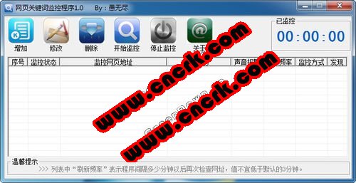 网页关键词监控程序 1.0 简体中文绿色免费版图1