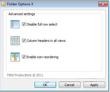 win7文件管理加强(Folder Options X) 1.6 官方免费版图1